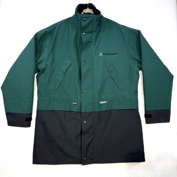 Codupal Panhard Men's XL Gore-Tex Waterproof Work Jacket Green Black Outdoor